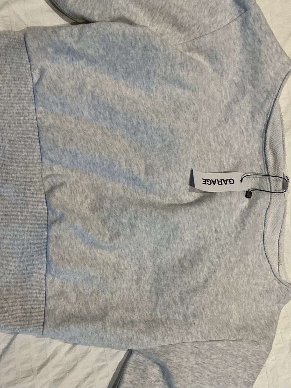 Garage Gray Heather Pullover Sweatshirt